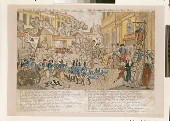 Die schreckliche Nacht in Paris, 10. August 1792
